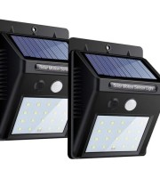 2 pcs Solar Charging LED Sensor Light