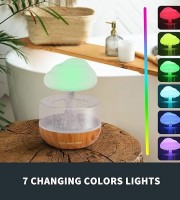 Rechargeable Rain Cloud Humidifier Mushroom Lamp