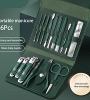 16 Pcs Stainless Steel Nail Cutter Set