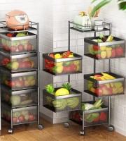 5 Layer (Square) Full Metal Fruit/Vegetable Rack